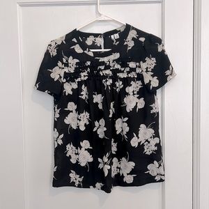 Black women’s floral blouse